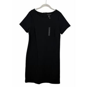Tahari Women’s Black Short Sleeve Classic Stretch Dress Size 10 NWT
